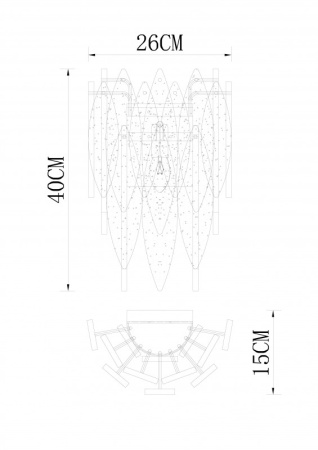 Настенные бра — Бра Divinare 6003/01 AP-1 купить в 