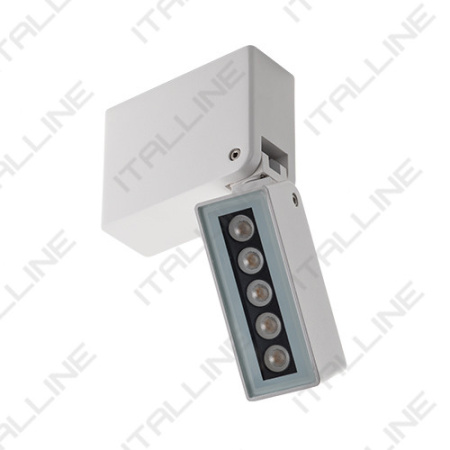 Накладные уличные светильники — Накладной уличный светильник ITALLINE GEMINI white/black купить в 