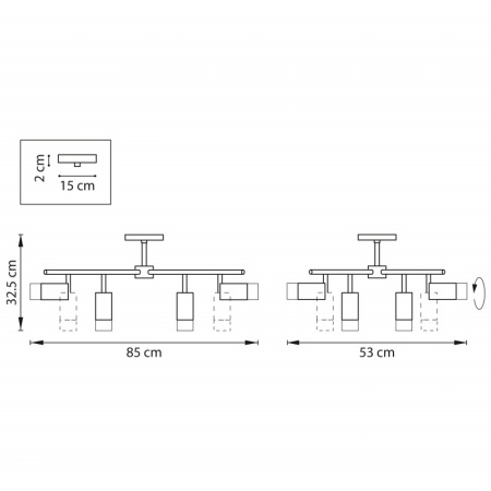 Люстры на штанге — Люстра на штанге Lightstar LR7283781 купить в 