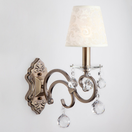 Настенные бра — Бра Eurosvet 1448/1 античная бронза Strotskis купить в  Настенные бра — Бра Eurosvet 1448/1 античная бронза Strotskis купить в