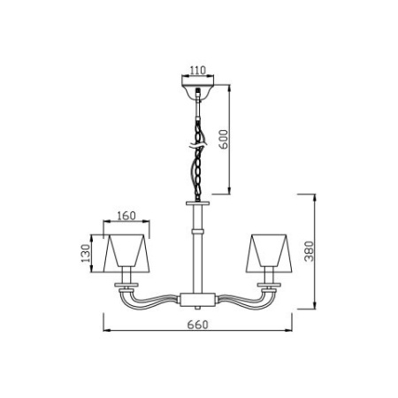 Люстры подвесные — Подвесная люстра Vele Luce VL1764L05 купить в 