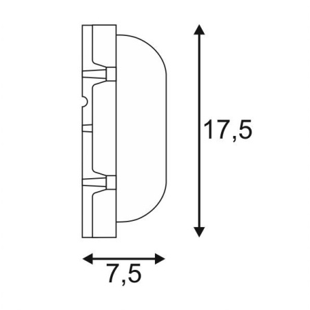 Накладные уличные светильники — Накладной уличный светильник SLV 229924 купить в 