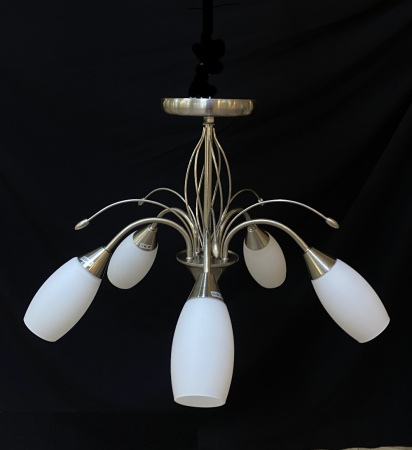 Потолочные люстры — 85873/5 сатин никель купить в 