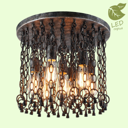 Люстры накладные — Накладная люстра Lussole GRLSP-9800 купить в 