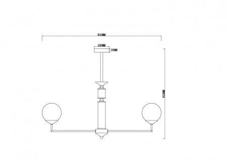 Люстры на штанге — Люстра на штанге Freya FR5185PL-08BS купить в 