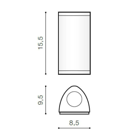 Накладные светильники — Накладной светильник Azzardo Luca AZ0889 купить в 