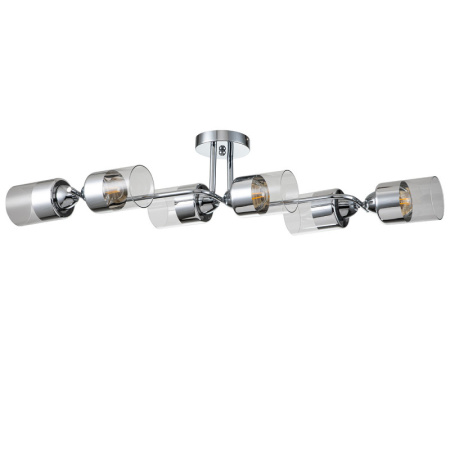 Люстры на штанге — Потолочная люстра Escada Bungarus 1110/6P Chrome купить в  Люстры на штанге — Потолочная люстра Escada Bungarus 1110/6P Chrome купить в