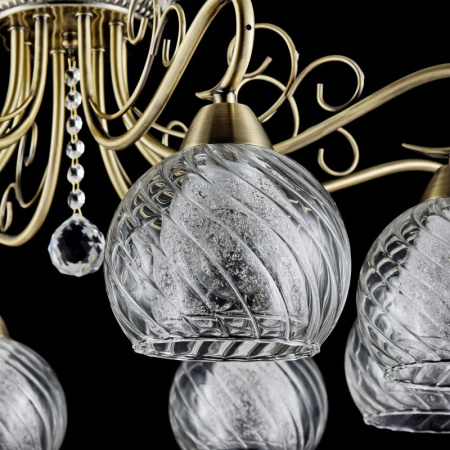 Люстры накладные — Накладная люстра Freya FR2662-PL-08-BZ купить в 