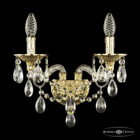 Настенные бра — Бра Bohemia Ivele Crystal 16115B/2/141 G купить в 