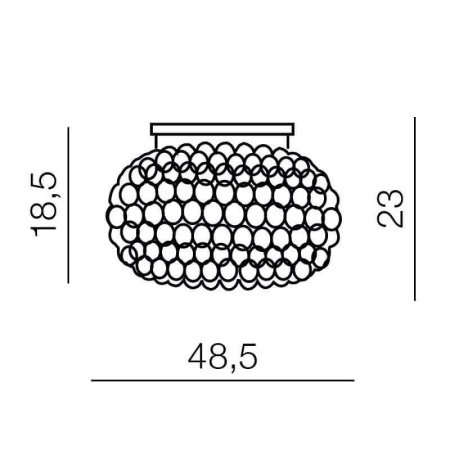 Потолочные люстры — Потолочная люстра Azzardo Acrylio 50 top AZ0053 купить в 