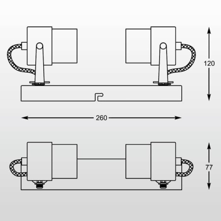 Споты — Спот Zumaline Rao CK99893-2 купить в 