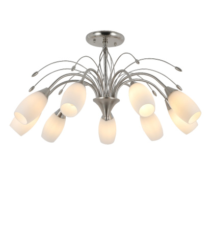 Потолочные люстры — 85873/9 сатин никель купить в 