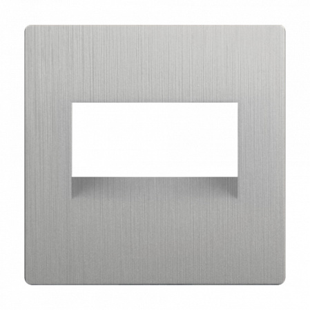 Клавиши. Накладки — Клавиша Werkel WL09-RJ45+RJ45-CP серебряный рифленый купить в 