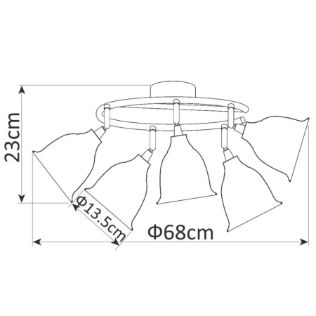 Споты — Спот ARTE Lamp A9557PL-5CC купить в  Споты — Спот ARTE Lamp A9557PL-5CC купить в