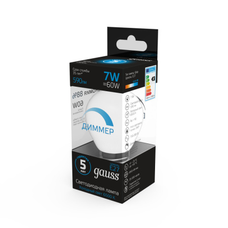 Светодиодные лампы — Светодиодная лампа Gauss 105102307-D купить в 