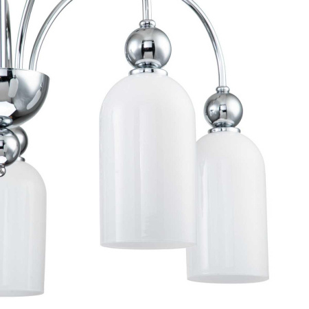 Люстры на штанге — Потолочная люстра Escada ODE 686/5PL Chrome купить в 