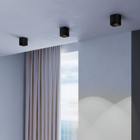 Накладные точечные светильники — Накладной светильник Elektrostandard 25051/LED 9W 4000К черный купить в 