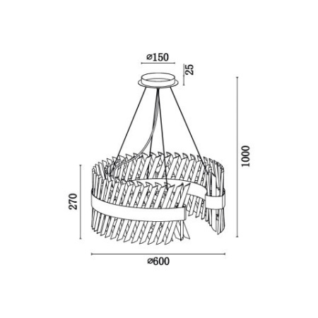 Люстры подвесные — Подвесная люстра Vele Luce VL3015P14 купить в 
