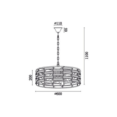 Люстры подвесные — Подвесная люстра Vele Luce VL3083P08 купить в  Люстры подвесные — Подвесная люстра Vele Luce VL3083P08 купить в