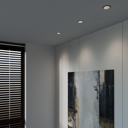 Встраиваемые точечные светильники — Встраиваемый светильник Elektrostandard 25010/01 GU10 графит купить в 