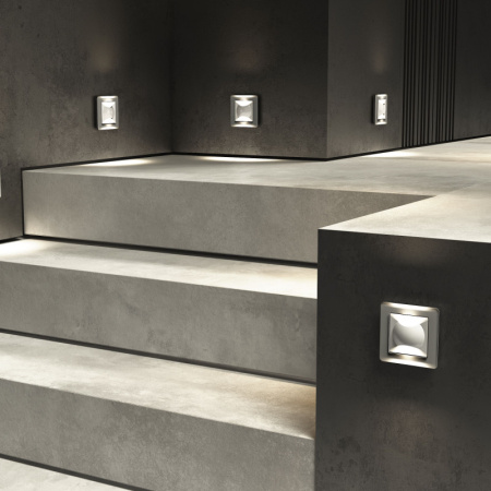 Подсветка стен и ступеней — Подсветка ступеней лестницы Werkel W1154501 купить в 