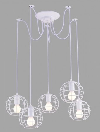 Люстры подвесные — Подвесная люстра ARTE Lamp A1110SP-5WH купить в  Люстры подвесные — Подвесная люстра ARTE Lamp A1110SP-5WH купить в