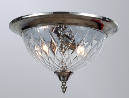 Люстры накладные — Накладная люстра Newport 6403/PL satin nickel купить в 