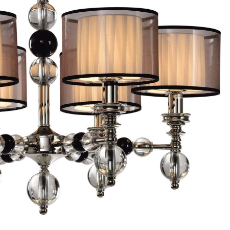 Люстры подвесные — Подвесная люстра Lumien Hall Монелья LH1054/6H-NK-WT купить в 