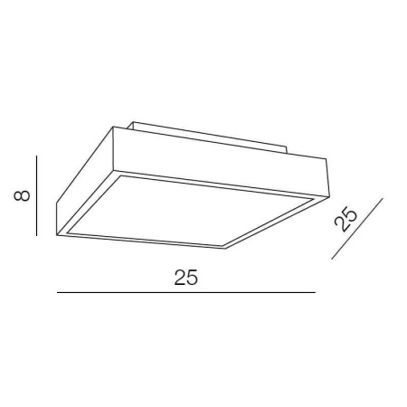Накладные светильники — Потолочный светильник Azzardo Asteria 25 AZ2072 купить в 