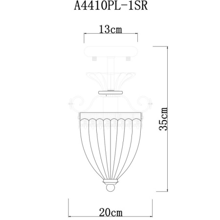 Люстры на штанге — Люстра на штанге ARTE Lamp A4410PL-1SR купить в  Люстры на штанге — Люстра на штанге ARTE Lamp A4410PL-1SR купить в