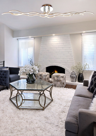 Люстры на штанге — Люстра на штанге Eurosvet 90032/6 хром 54W купить в 