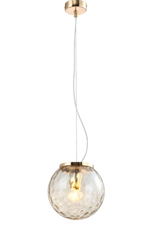 Подвесные светильники — Подвесной светильник Crystal Lux MAYO SP1 D200 GOLD/AMBER купить в 