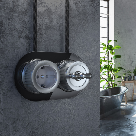 Выключатели — Выключатель Werkel WL19-01-03 (Матовый хром) купить в 