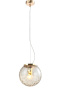 Подвесные светильники — Подвесной светильник Crystal Lux MAYO SP1 D200 GOLD/AMBER купить в 