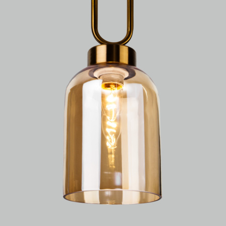 Подвесные светильники — Подвесной светильник Eurosvet 50229/1 янтарный купить в 