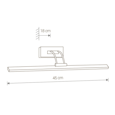 Светильники для картин и зеркал — Светильник для картин Nowodvorski 5134 купить в 
