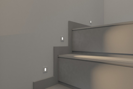 Подсветка стен и ступеней — Подсветка ступеней лестницы Denkirs DK1012-WH купить в 