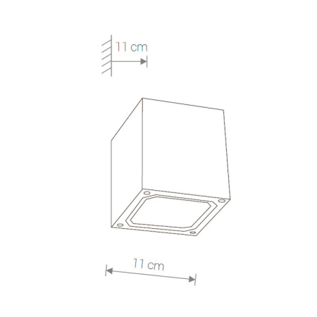 Уличные настенные светильники — Светильник настенный Nowodvorski 4443 купить в 