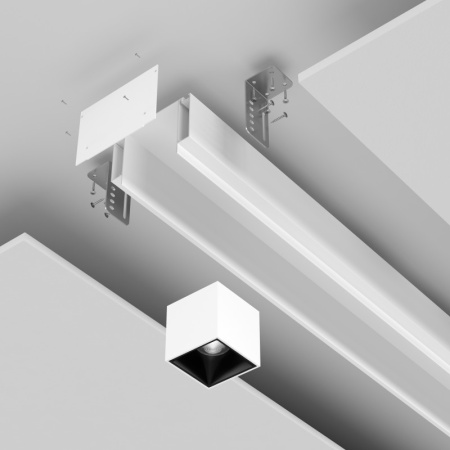 Профили для светодиодных лент — Профиль Maytoni Technical ALM-11681-PL-W-2M купить в 