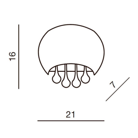 Настенные бра — Настенный светильник Azzardo Burn wall AZ0911 купить в 
