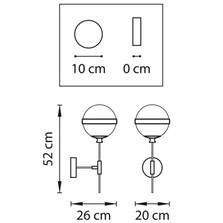 Настенные бра — Бра Lightstar 813611 купить в  Настенные бра — Бра Lightstar 813611 купить в