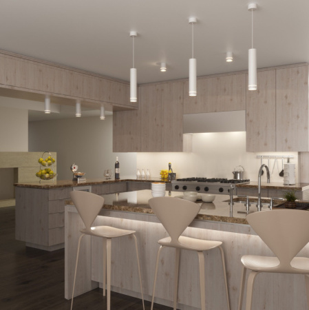 Подвесные светильники — Подвесной светильник Elektrostandard DLR023 12W 4200K белый матовый купить в 