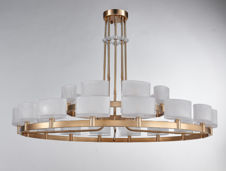 Люстры на штанге — Люстра на штанге Newport 4338+16/C gold купить в 