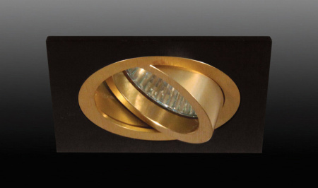 Встраиваемые точечные светильники — Встраиваемый светильник Donolux SA1520-Gold/Black купить в 