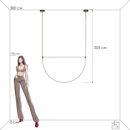 Подвесные светильники — Подвесной светильник LOFT IT 10221/2050 купить в 