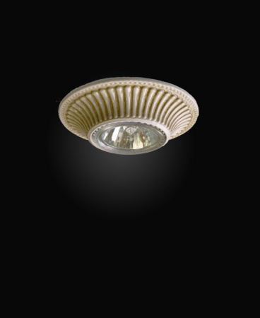 Накладные точечные светильники — Накладной светильник Reccagni Angelo Spot 1078 Bianco Antico купить в 