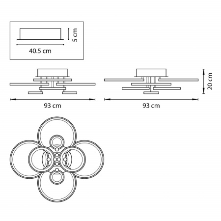 Накладные светильники — Накладной светильник Lightstar 749092 купить в  Накладные светильники — Накладной светильник Lightstar 749092 купить в