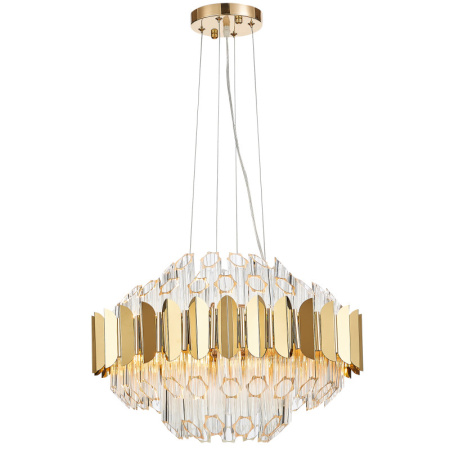 Люстры каскадные — Каскадная люстра Natali Kovaltseva RIVERA 81443/8C GOLD купить в 