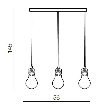 Подвесные светильники — Подвесной светильник Azzardo Otus 3 AZ1644 купить в 