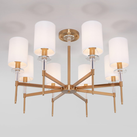 Люстры на штанге — Люстра на штанге Eurosvet 60132/8 латунь купить в 